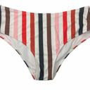 Zaful  1X High Waisted Stripe Bikini Bottom Only Photo 0