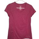 Danskin  Now Womens Pink Semi-fitted V-neck  Sz S Photo 0