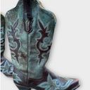 Corral Turquoise Inlay Leather Cowboy Boots Photo 6