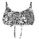 No Bo NWT  bikini Black and White Animal Hipster swimwear set bathing suit pool Photo 8