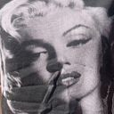 Marilyn Monroe  H&M white and grey short sleeve tee / M / Excellent condition Photo 4