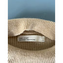 Oak + Fort  womens sweater tan size S mock neck long sleeves ribbed Photo 3