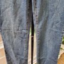 Liz Claiborne  Women Blue Denim Cotton Mid Rise Straight Legs Casual Jeans Pant 8 Photo 2