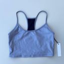 Koral Activewear Leah Infinity sports bra crop top in heather grey size S small Photo 5