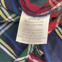 Hill House  The Katherine Nap Dress Navy Blue Tartan Plaid Ruffle Mini Shift Photo 9