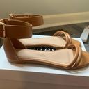 Bamboo Tan Flat Sandals Photo 1