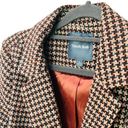 Modcloth CROPPED WOOL HOUNDSTOOTH BLAZER WOMENS SIZE SMALL Photo 4