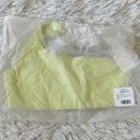 Good American  Scuba Hot Shoulder Bikini Top in Key lime001 size 2/Medium Photo 2