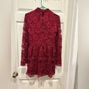 Love Riche  Lace Burgundy Dress size small Photo 4