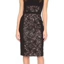 Black Halo  Wyatt Black Lace Embroidered Sheath Midi Dress Size 0 Photo 2