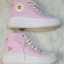 Converse  Chuck Taylor All Star Move HI Platform Hearts Women's Sz 8.5 Valentines Photo 3