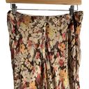 Polo  Ralph Lauren Brown Cream Floral Print Chiffon High Waist Midi Skirt Size 4 Photo 11