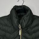 Michael Kors  Down-Filled Puffer Jacket Packable Winter Coat Gold Zippers Size S Photo 2