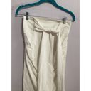 Lucy Paris  Ivory High Waist Knee Length Skirt Photo 3