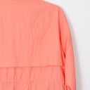 Michael Kors  Packable Anorak Full Zip Hooded Orange Jacket Womens Size Large Photo 6