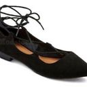 Mossimo Supply Co  Black Wrap Flats Women’s Size 10 Photo 0