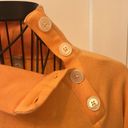 J.Crew  Mercantile Button Neck Sweatshirt-Sz M Photo 3