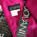 Jovani NEW  SZ 8 FUCHSIA SHIMMER ONE SHOULDER FORMAL COCKTAIL DRESS WITH POCKETS Photo 13