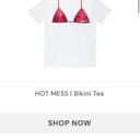 Alix Earle Hot Mess Bikini Tshirt White Size XL Photo 2