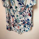 Parker  100% Silk floral off the shoulder romper size M Photo 75