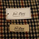 NWT JIN PING CASHMERE LARGE SCARF Blue Photo 1