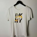 DKNY  T Shirt Graphic Tee Top Donna Karan New York Short Sleeve Cotton Solid Logo Photo 6