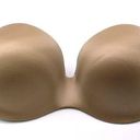 Maidenform  Push Up Bra Womens 34C Strapless Underwire Nude Beige DM9472 Photo 0