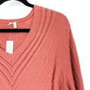 Soft Surroundings  Sweater Women's Size PXL V-Neck Caprisa Wool Long Sleeve Photo 2