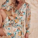 ASTR AJA FLORAL MINI DRESS NWT Wrap Dress Small Photo 0