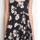 Brandy Melville  Black Floral Jada Mini Dress - One Size Photo 1