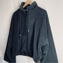 Free People Movement Climb High Fleece Jacket Wide Sleeves Black NWOT size M Photo 12