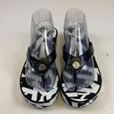 DKNY  Black Women's Signature Wedge Platform Sandals size 9 A18 Photo 2