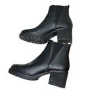 MIA Jody Black Chunky Zip Ankle Boots Booties Women Sz 7.5 Photo 4