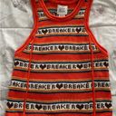 BDG  Urban Outfitters Heart Breaker Orange brown knit cropped vest top, size XS Photo 11