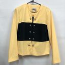 INC Vintage I.S.B . women’s blazer suit jacket yellow & black button down Photo 0