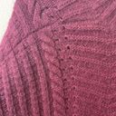 DKNY Pullover chunky knit sweater purple size small Photo 4