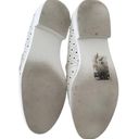 Kelsi Dagger  Women's Leather White Perforated Loafers Size 7.5 Photo 6