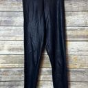 Commando Control Top Black Faux Leather Leggings Sz M Photo 1