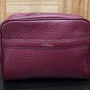 Furla  Avril BAPWAVR Burgundy Wine Pebbled Leather Guitar Strap Crossbody Bag Photo 8