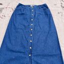 Talbots Vintage  Denim Button Front Long Skirt Photo 1