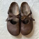 Birkenstock  | Birkis 11 Dorian Double Cross Strap Clogs Animal Print Bronze 270 Photo 1