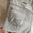 Guess Vintage  Distressed Cut Off Denim High Rise Jean Shorts Made in USA Size 31 Photo 4