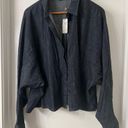 AG Adriano Goldschmied Women's Acoustic Chambray Button Up Shirt Photo 7