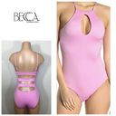 Becca New.  pink one piece. Small. Retails $129 Photo 1