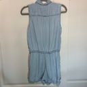 prAna  Weekend Escape Romper Women’s Vintage Blue Tencel Lyocell Chambray Small Photo 3