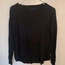 Calvin Klein Jeans  Crewneck Sweater Black Ribbed Photo 0