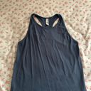 All In Motion  dusty blue tank top athletic workout tank size large racerback Photo 3