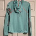 New Balance ‎ 1/4 zip up hooded activewear shirt women’s size small Photo 5