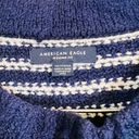 American Eagle Blue & White Striped Henley Jegging Fit Sweater Size XS Photo 5