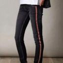 Isabel Marant  Etoile Denim Embroidered accent women’s jeans grey red black Photo 0